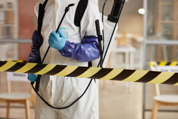 Professional Biohazard Cleanup technician working in Monte Rio, CA